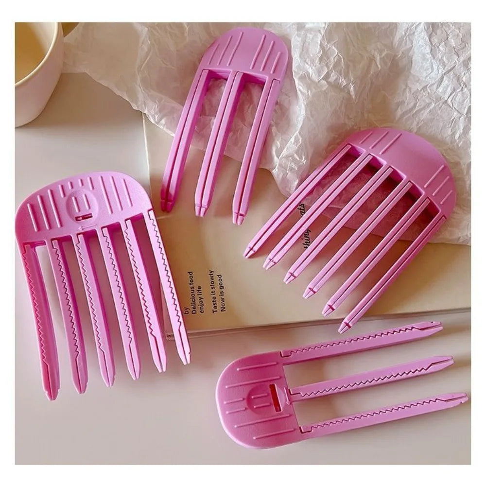 Air Bangs Hair Root Fluffy Clips Cushion Hair Root Hair Styling Tools Curling Hairpin Telescopic Exquisite Plastic Hair Curlers Zpaxo