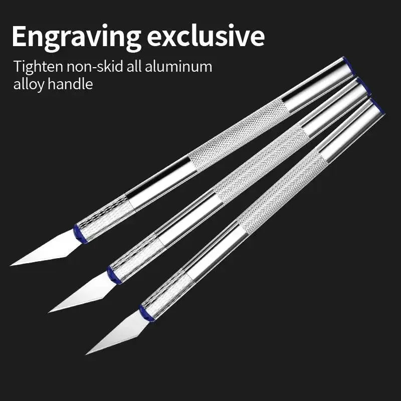 Metal Carving Knife Carbon Steel Scalpel Tools Polymer Clay Pen Zpaxo