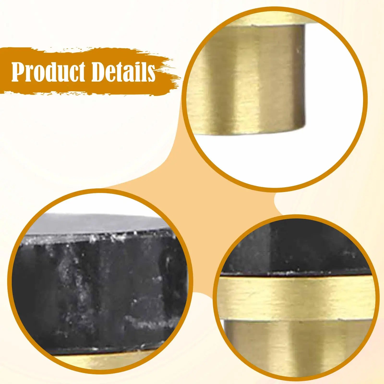 Brass Marble Drawer Pull Furniture Hardware Decorative Small Furniture Knob Elegant Cabinet Knob for Cabinets Bathroom Cupboard Zpaxo