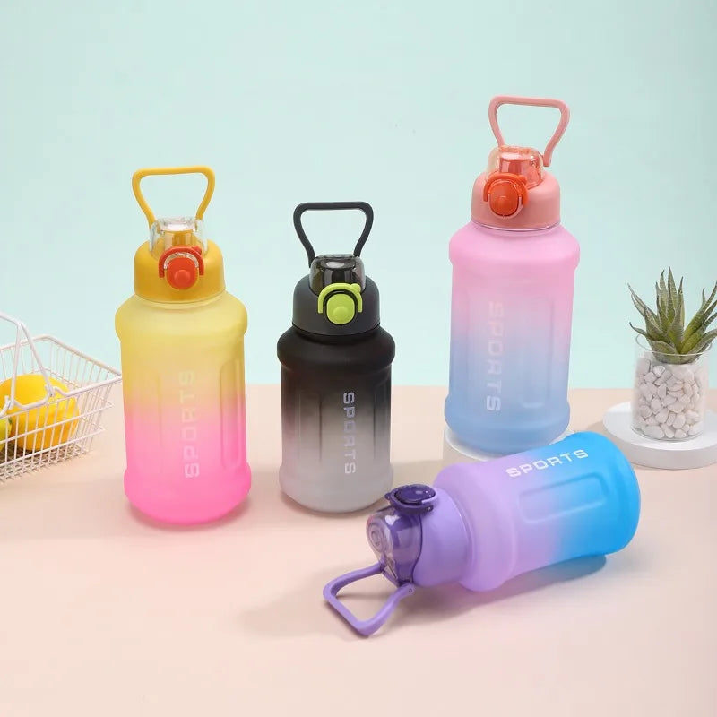 1300ml Gradient Sports Water Bottle with Straw – BPA-Free Sports Water Bottle Zpaxo