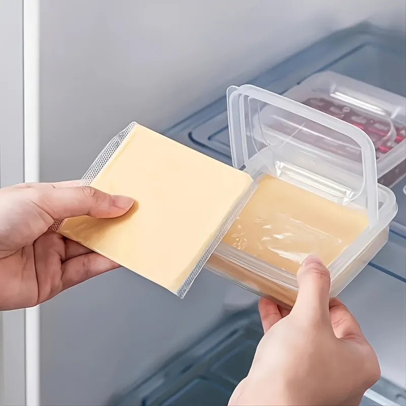 Refrigerator Cheese&butter Storage Box Flip-top Lid Food-grade