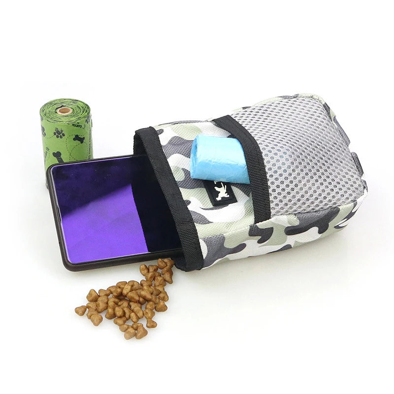 Outdoor Portable Training Dog Snack Bag Pet Supplies Strong Wear Resistance Large Capacity Puppy Products Waist Bag Durable Zpaxo