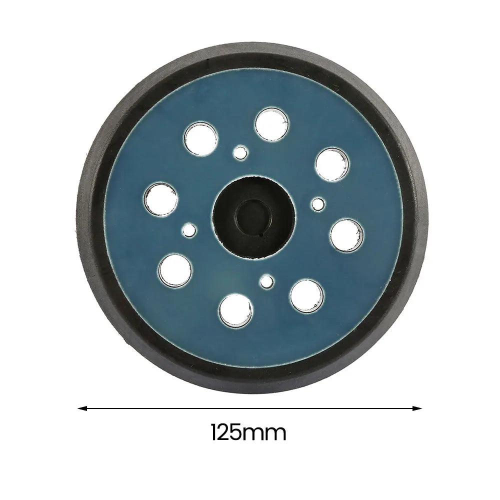 125mm Sanding Backing Pad Electric Tools 5 Inch 8 Holes Backup Stick Polishing Machine Sander Disk Discs Porter Pad Hook Loop Zpaxo