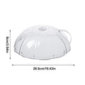 Microwave Food Splash Proof Cover Plate Transparent Cover with Handle Household Oven Heating Cover Cooking Utensils Accessories Zpaxo Cover CN