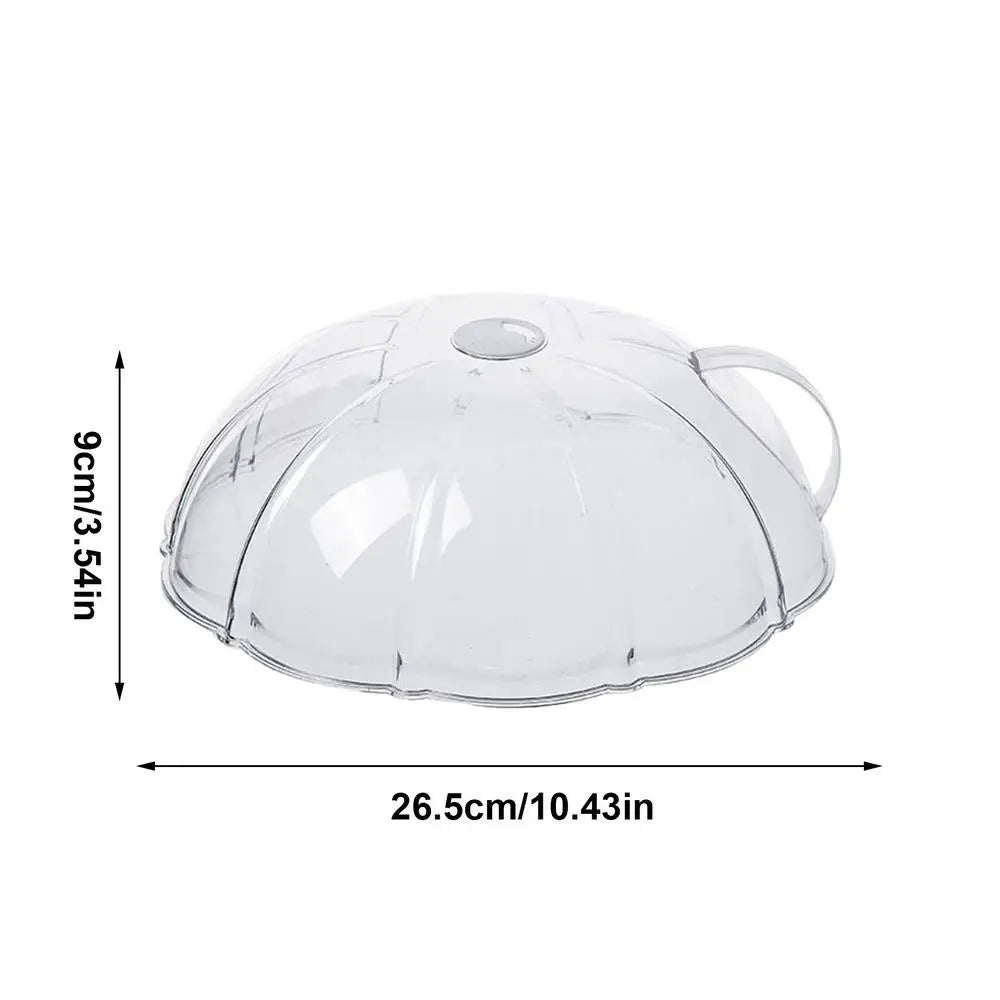 Microwave Food Splash Proof Cover Plate Transparent Cover with Handle Household Oven Heating Cover Cooking Utensils Accessories Zpaxo Cover CN