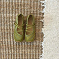 Spring Autumn 2026 Women Square Toe Closed Comfortable Elegant Zpaxo green 39