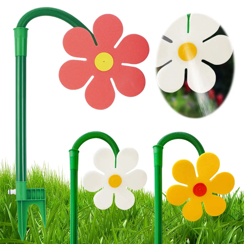 Dancing Flower Water Sprinkler 360 Rotating Fun Irrigation Tool Zpaxo
