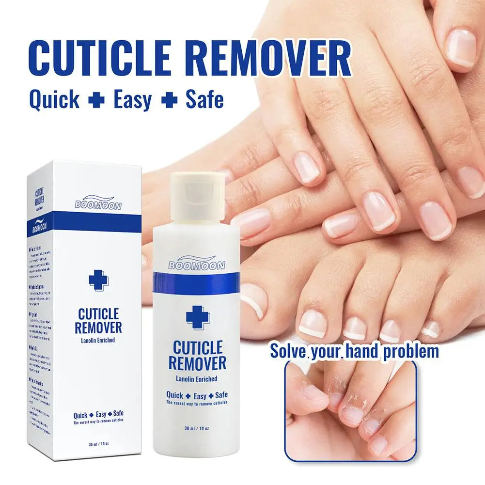 30ml Nail Cuticle Remover Liquid Softener – Manicure & Pedicure Cuticle Softener Zpaxo