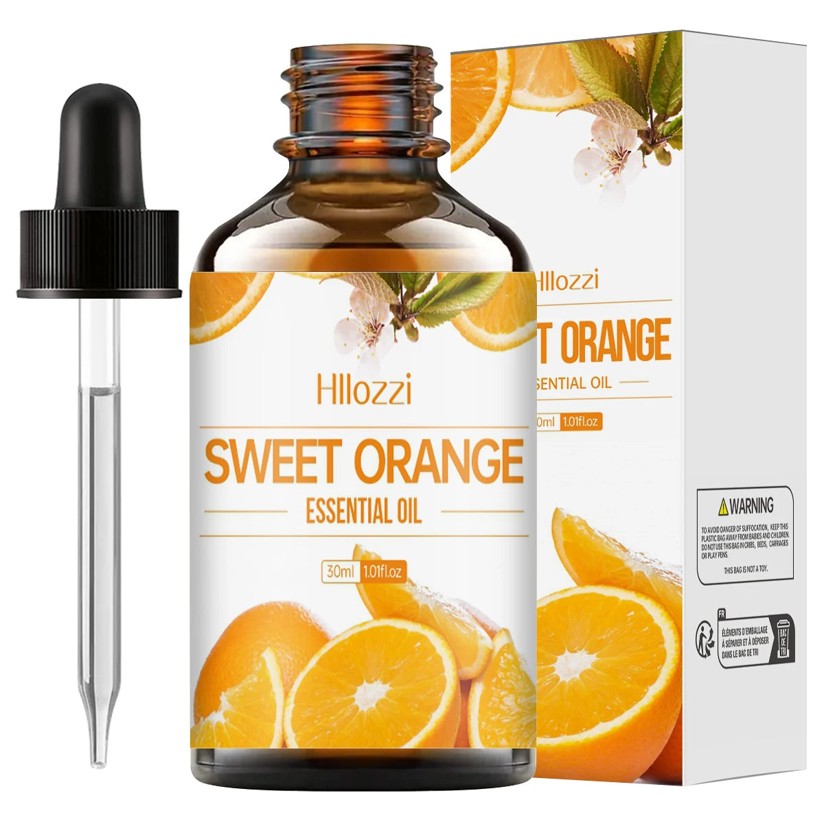 Sweet orange essential oil is used to make aromatherapy, car-mounted, long-lasting fragrance, humidifier，Multifunctional essenti Zpaxo 30ML SWEET ORANGE Other Sweet Orange