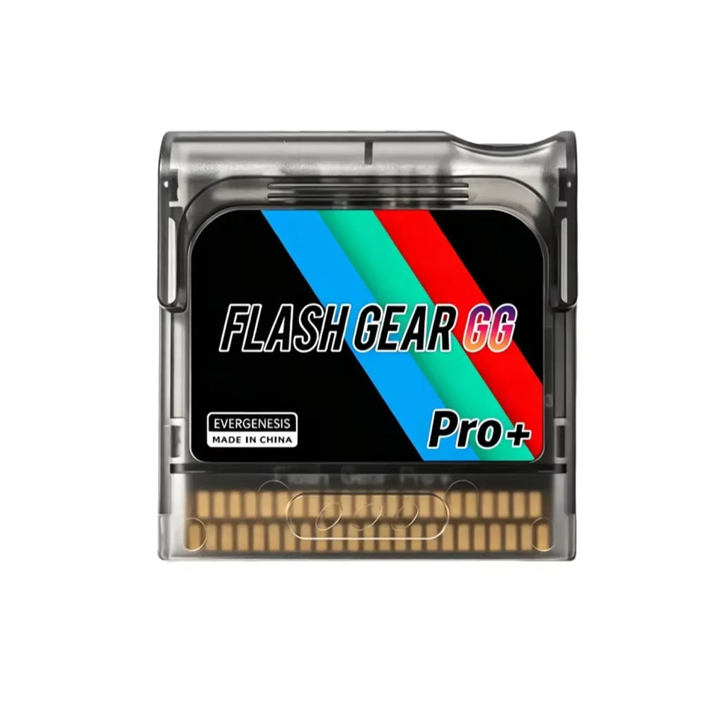 Game Gear Game Card GG Cartridge FlashMaster Cart with 4GB TF Preloaded with 1000+ Games Compatible with Sega Game Gear Console Zpaxo Transparent Black