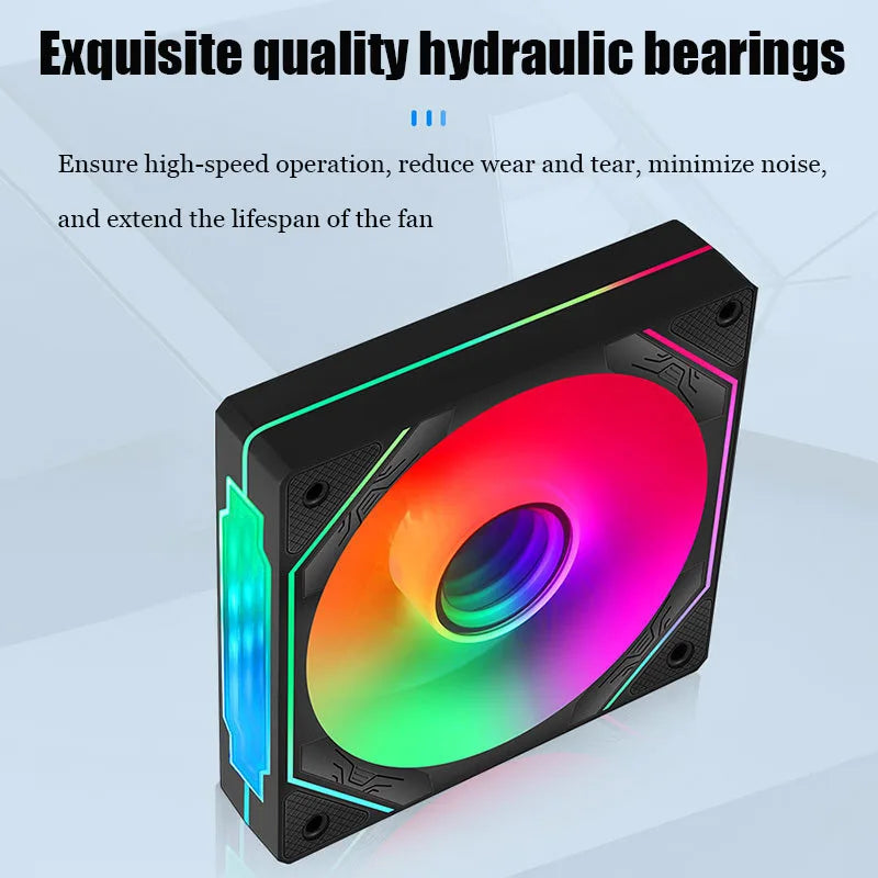 Cooling Fan 4 4th Generation 5v3 Pin ARGB PWM Double Sided Lens Zpaxo