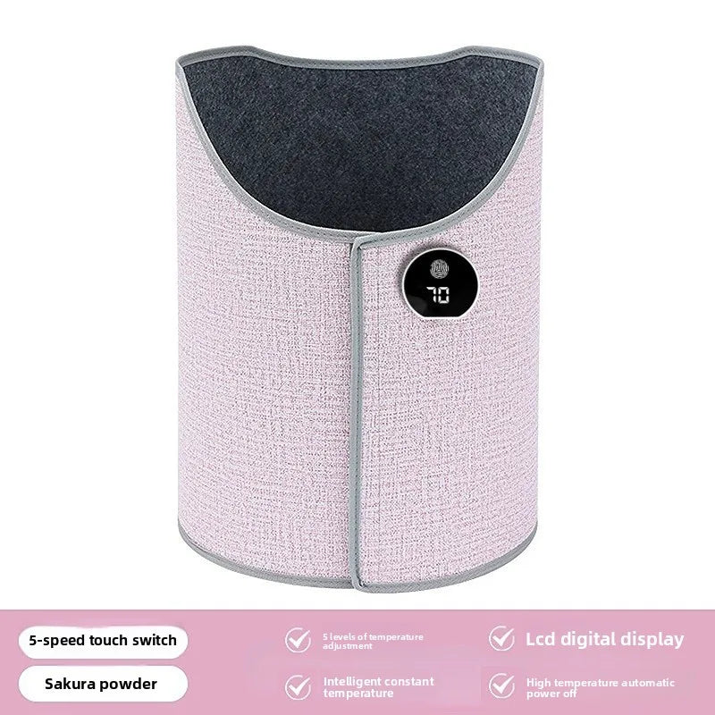 Silent Foldable Leg Warmer Pro - Under Desk Electric Foot Heater with Thermostat & Auto Shut Off for Office Home Timer Zpaxo Pink UK