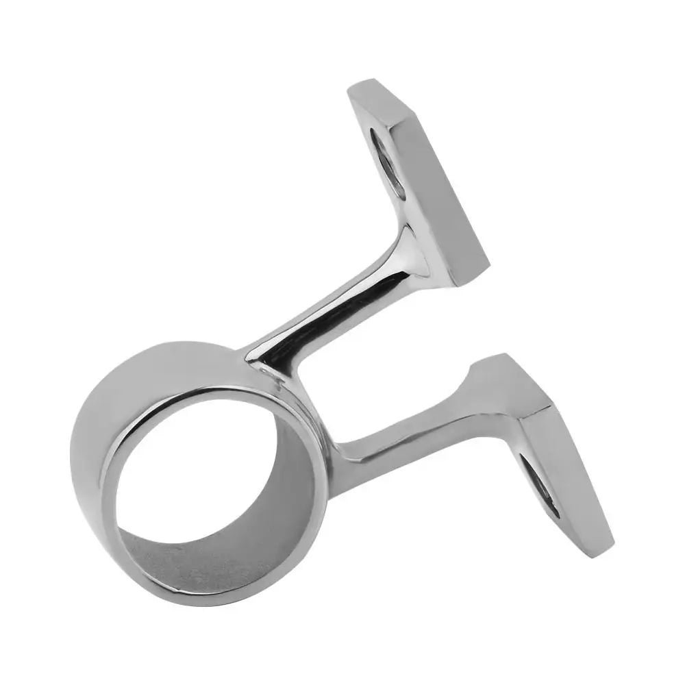 Stainless Steel Marine Handrail Bracket 25mm Center/End Boat Hand Rail Fitting 90° Stanchion Support Railing Part Boat Owners Zpaxo