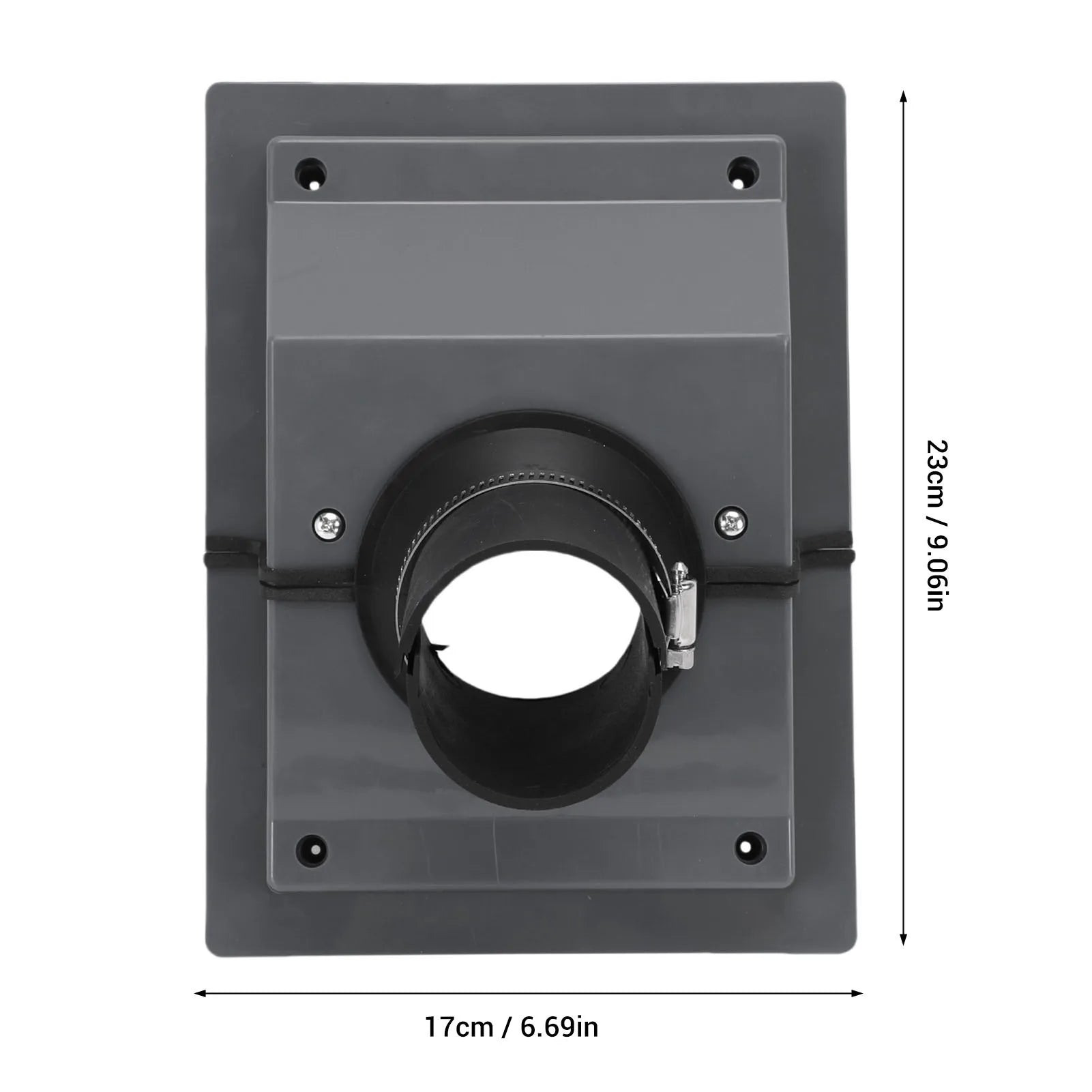 HVAC Wall Penetration Line Cover Plastic Split AC Soft Gasket Indoor
