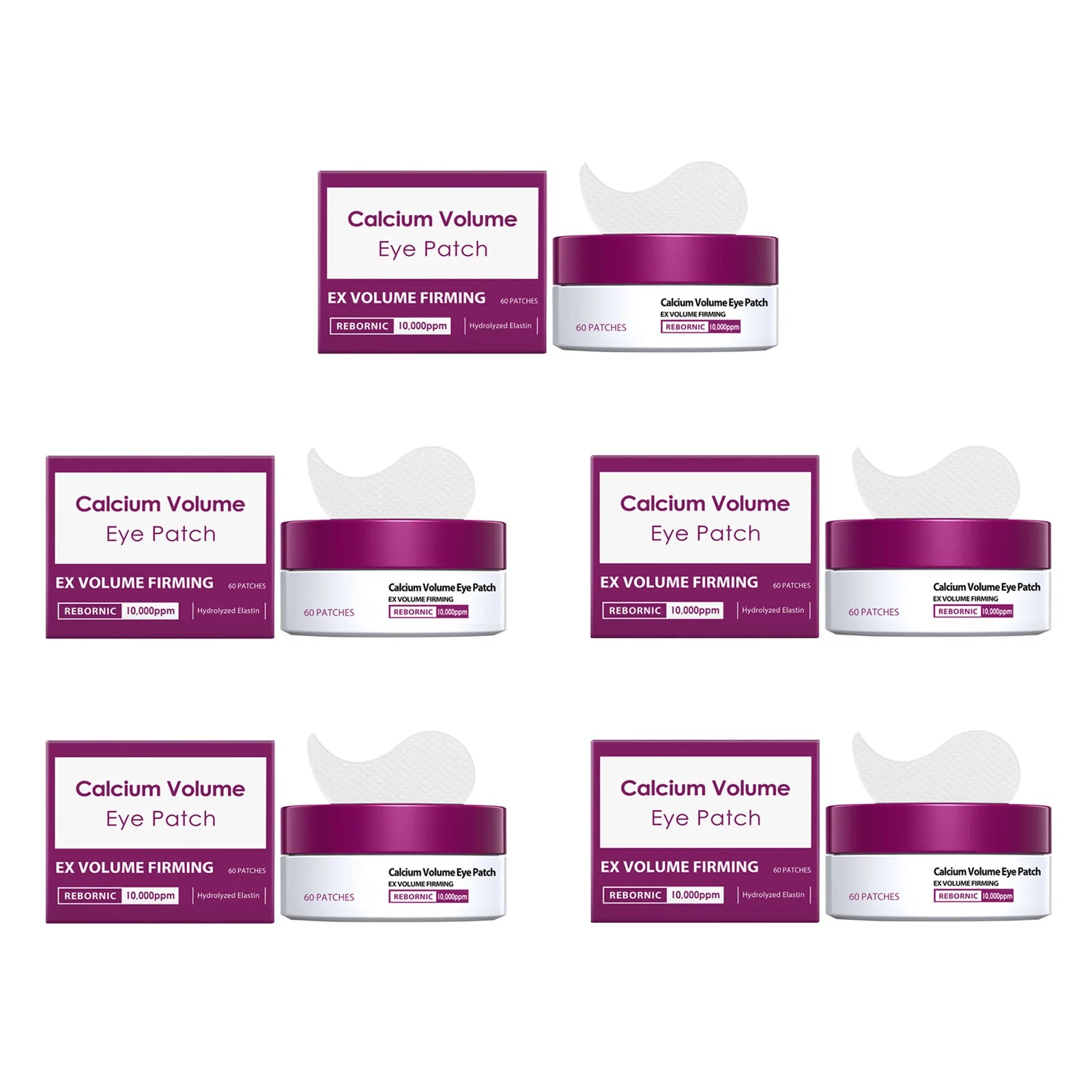 Hoygi Collagen Eye Patches – Anti-Puffiness & Firming (60 ct) Hydrogel Eye Patches Zpaxo 5 x 60patches