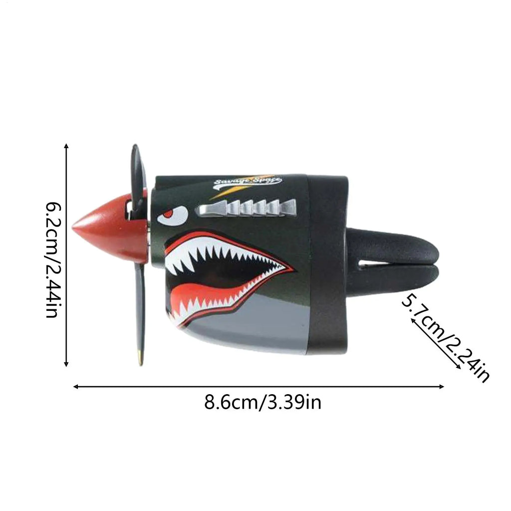Car Vent Air Freshener Long Lasting Fighter Plane Shark Nose