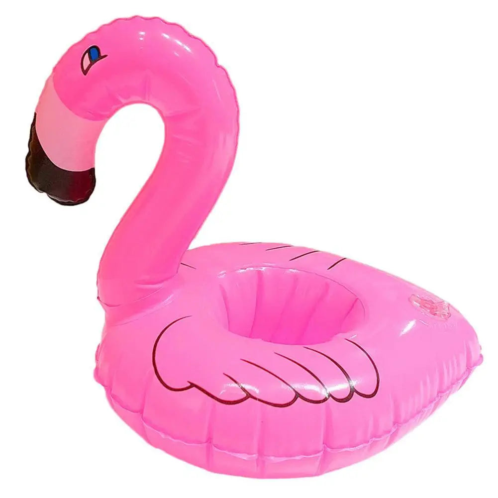 10Pcs Flamingo Cup Holder Pvc Water Cup Holder Party Decor Pool for Swimming Pool Zpaxo