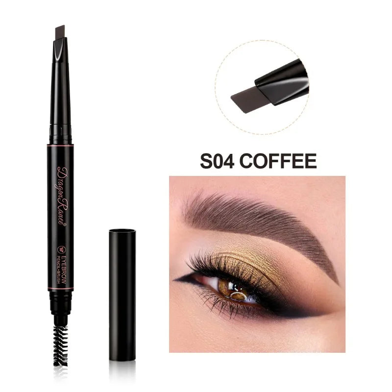 Extremely Fine Double-headed Waterproof Eyebrow Pencil Lasting Matte Eyebrow Pen Makeup Brown Eye Brow Pencil for Beginner Zpaxo 04