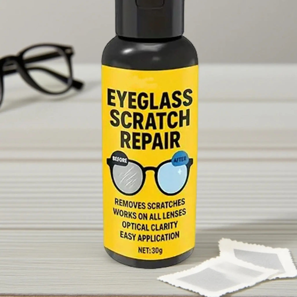 Eyeglass Lens Repair 30g Glass Lens Screen Cleaner Screen Scratch Remover for Men Adults Youth Students Teachers Cyclists Zpaxo