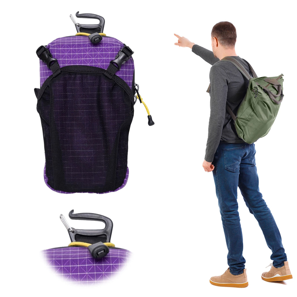 Portable Storage Expansion Bag Hook Water Bottle Backpack Arm Hanging