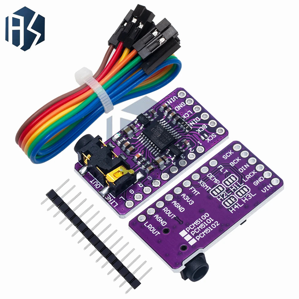 Interface I2S PCM5102A DAC Decoder GY-PCM5102 I2S Player Module For Raspberry Pi pHAT Format Board Digital PCM5102 Audio Board Zpaxo