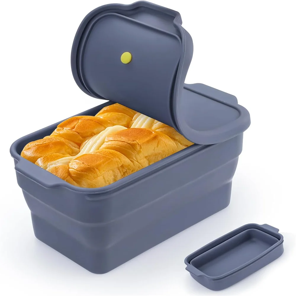Covered Bread Toast Box Non-stick Baking Pan Suitable Home Cakes Zpaxo