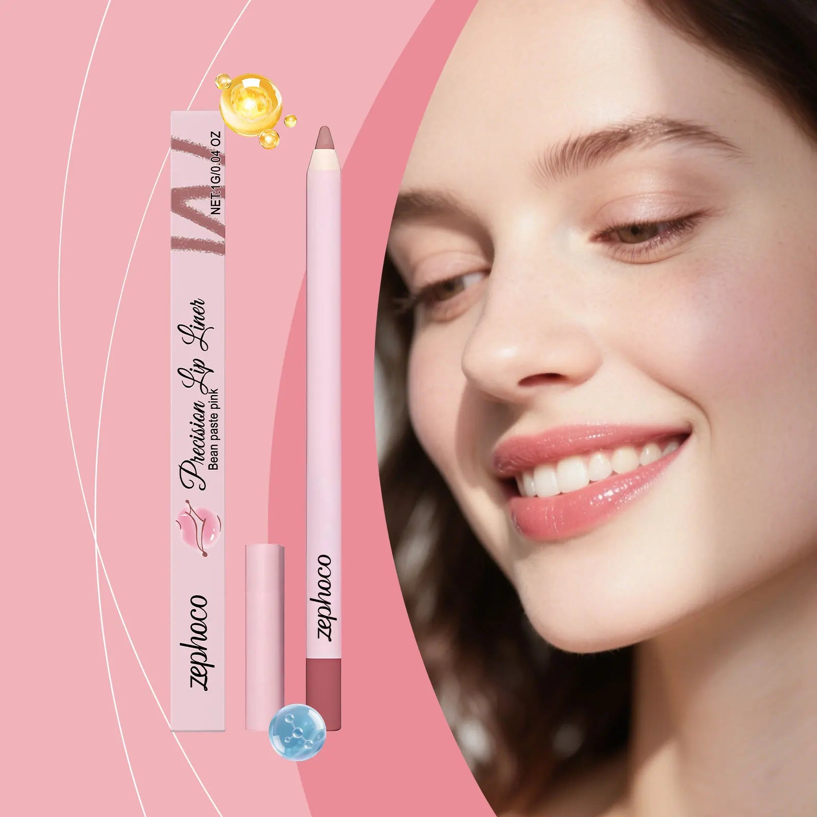 Pigment Lip Liner Pencil Waterproof Long-lasting Defining Shape Zpaxo