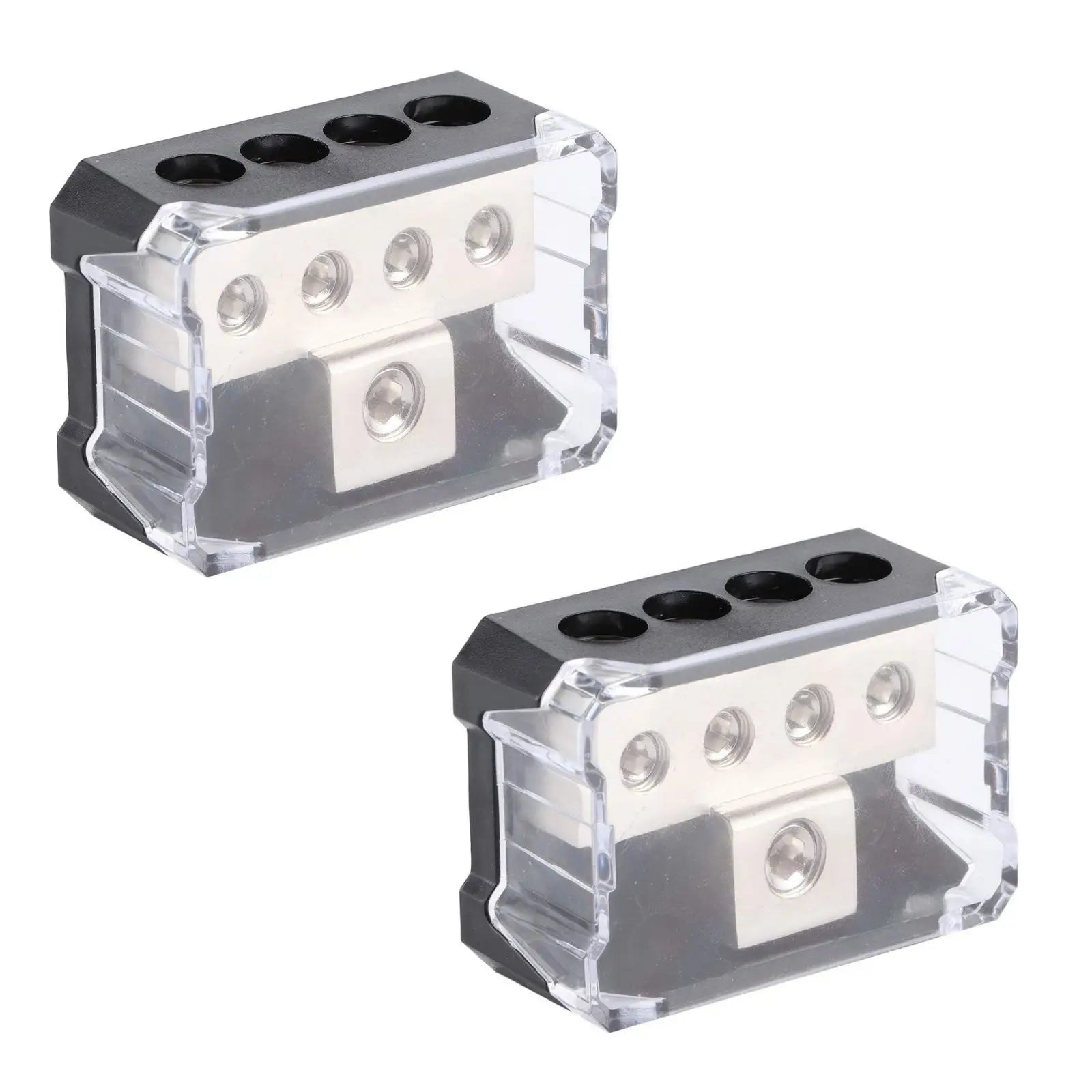 Car Audio Power Ground Amp Distribution Block 0 2 4 Gauge Input 8 10