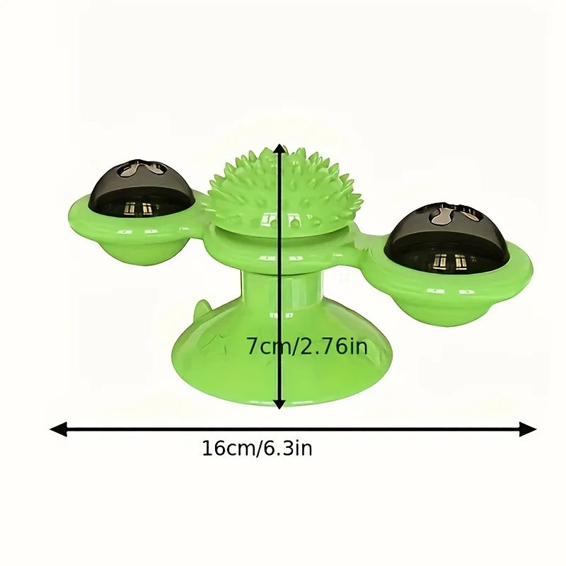 Windmill Cat Toy Interactive Pet Toys Cats Puzzle Game Whirligig