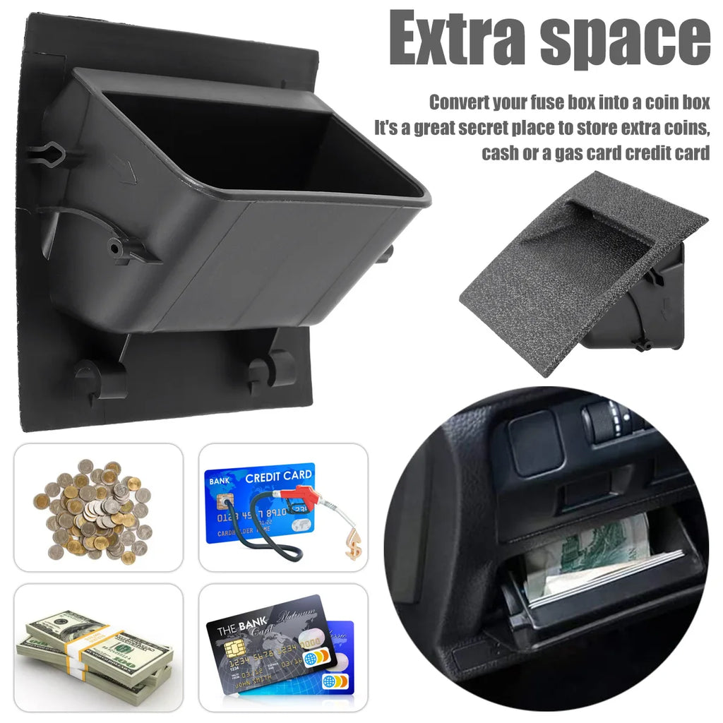 Auto Fuse Box Coin Fit Car Accessor Inner Storage Box Container for Subaru XV Crosstrek Forester Outback WRX STI Legacy Impreza Zpaxo