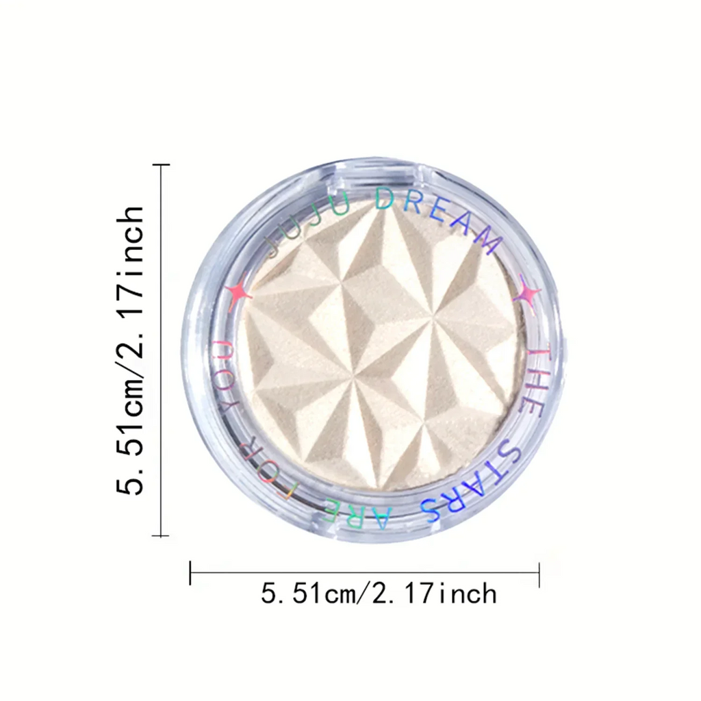 Shimmer Glow Highlighter – 2-Color Palette for Radiant Skin, Brighten & Contour, Festival & Party Makeup, Long-Lasting Shine Zpaxo