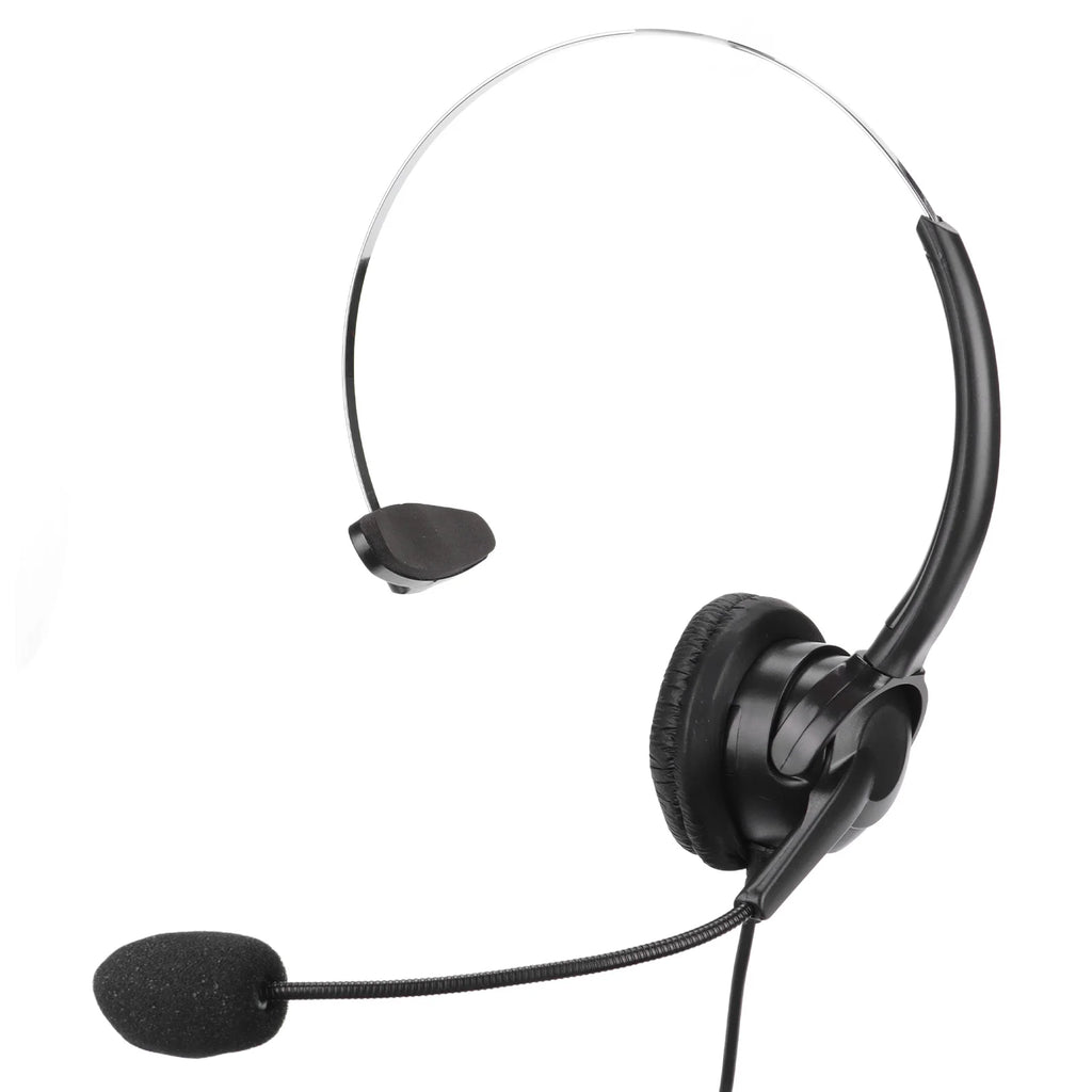 Telephone Headset RJ9 Earphone 330 Adjustable Microphone Home Call