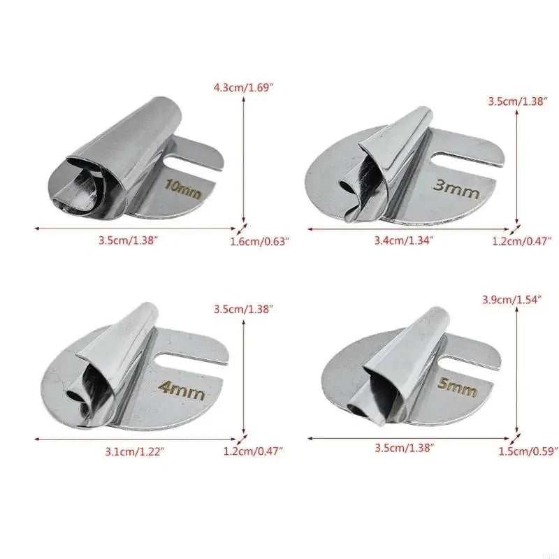Sewing Rolled Hemmer Foot Universal 8 Sizes 3-