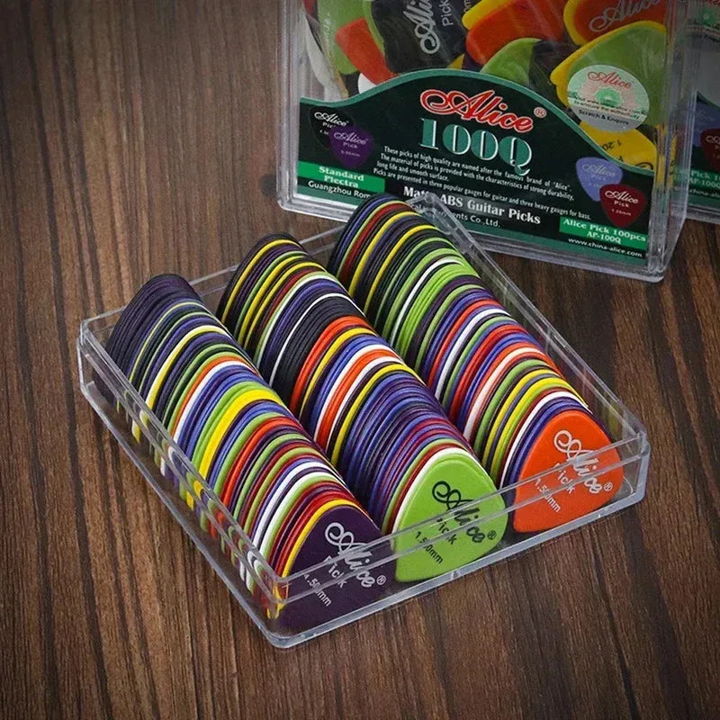 Guitar Picks Set 10/50/90 Pcs – Mixed Thickness 0.58–1.5mm