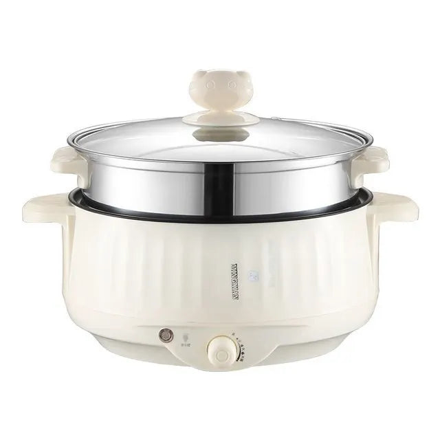 220V Multi Cookers Single/Double Layer Electric Pot 1-2 People Household Non-stick Pan Hot Pot Rice Cooker Cooking Appliances Zpaxo 200314-Double EU