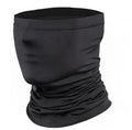 Summer Cycling Face Cover Mask Ice Silk Anti UV Scarf Headband Bandana Anti UV Scarf Headband Scarf Fishing Hiking Accessories Zpaxo Black