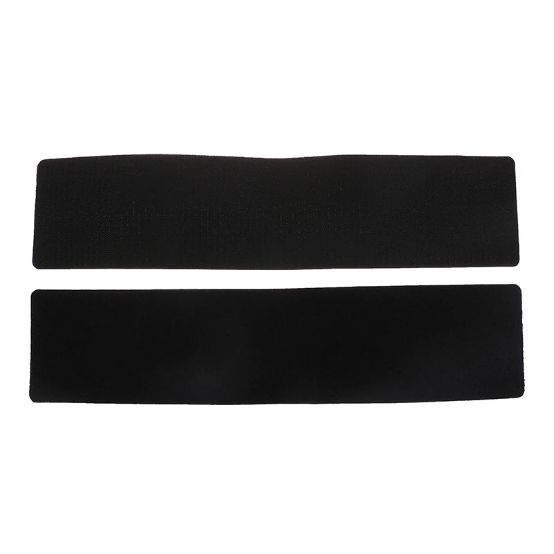 2-Pack Frameless Adhesive License Plate Holder – Weatherproof Black
