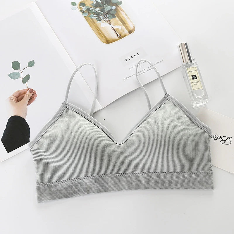 Women Sports Sexy Bras Quick Dry Elastic Padded Gym Running Skeep Zpaxo gray Uniform size
