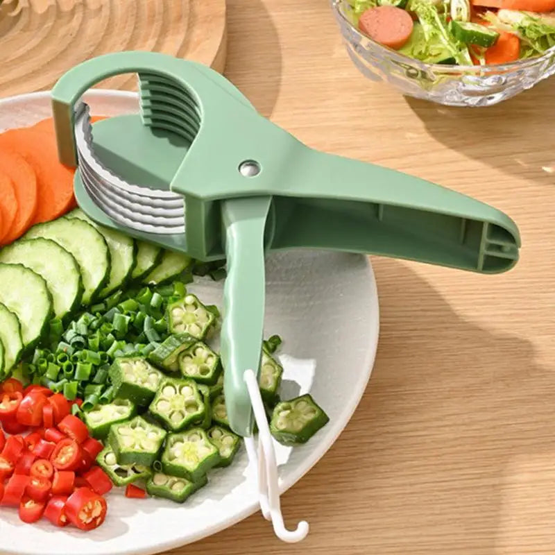 Stainless Steel Manual Slicer Fruit Vegetable Press Sausage Salad