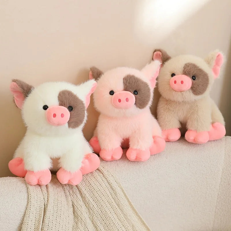 Puppy Kitten Starter Toy Gentle Plush Pig Ultra-soft Bite-sized