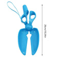Dog Poop Scooper Portable Scissors Shaped Waste Pick Up Grabber Yard
