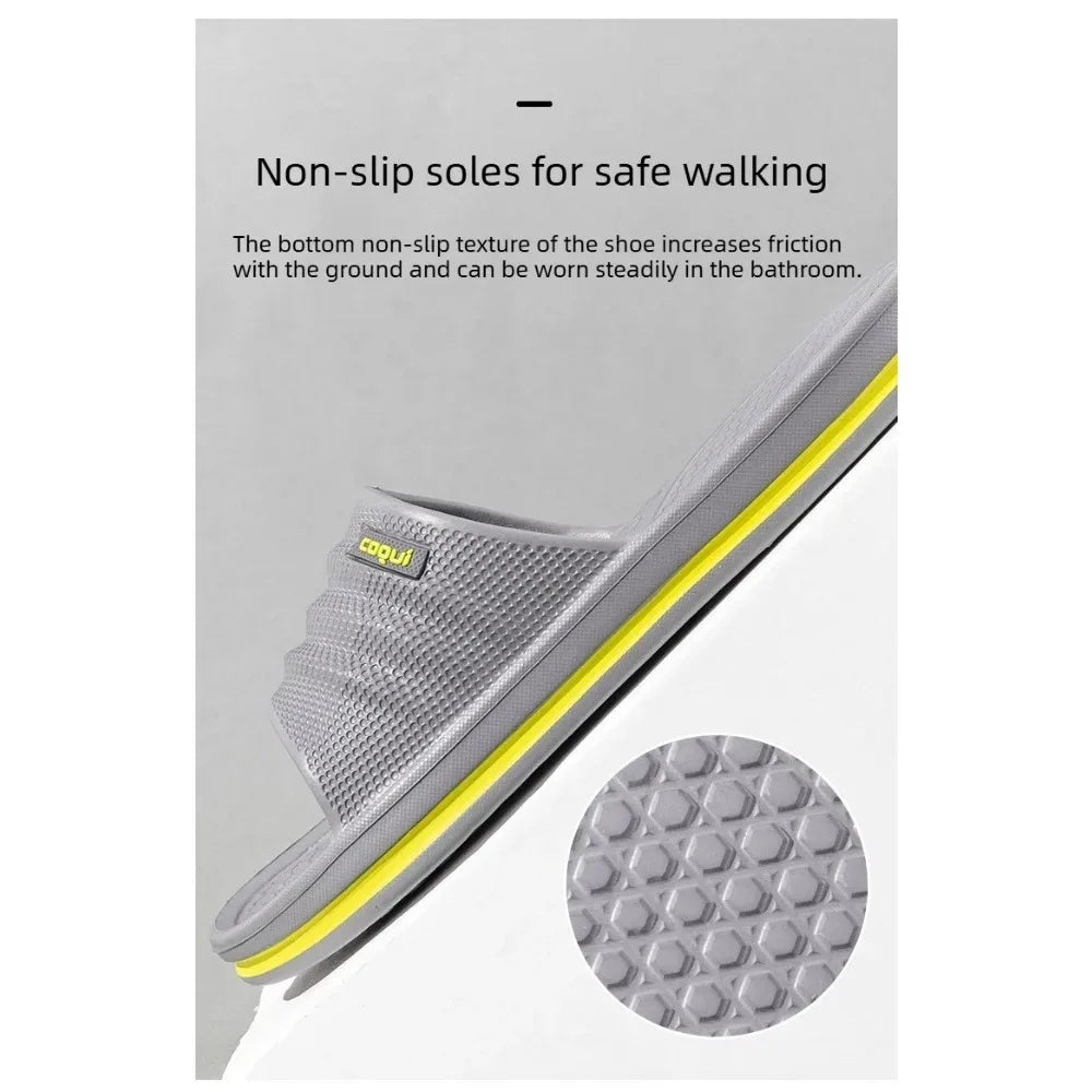 Soft Comfortable House Slippers Couple Women Men Anti-slip Bathroom
