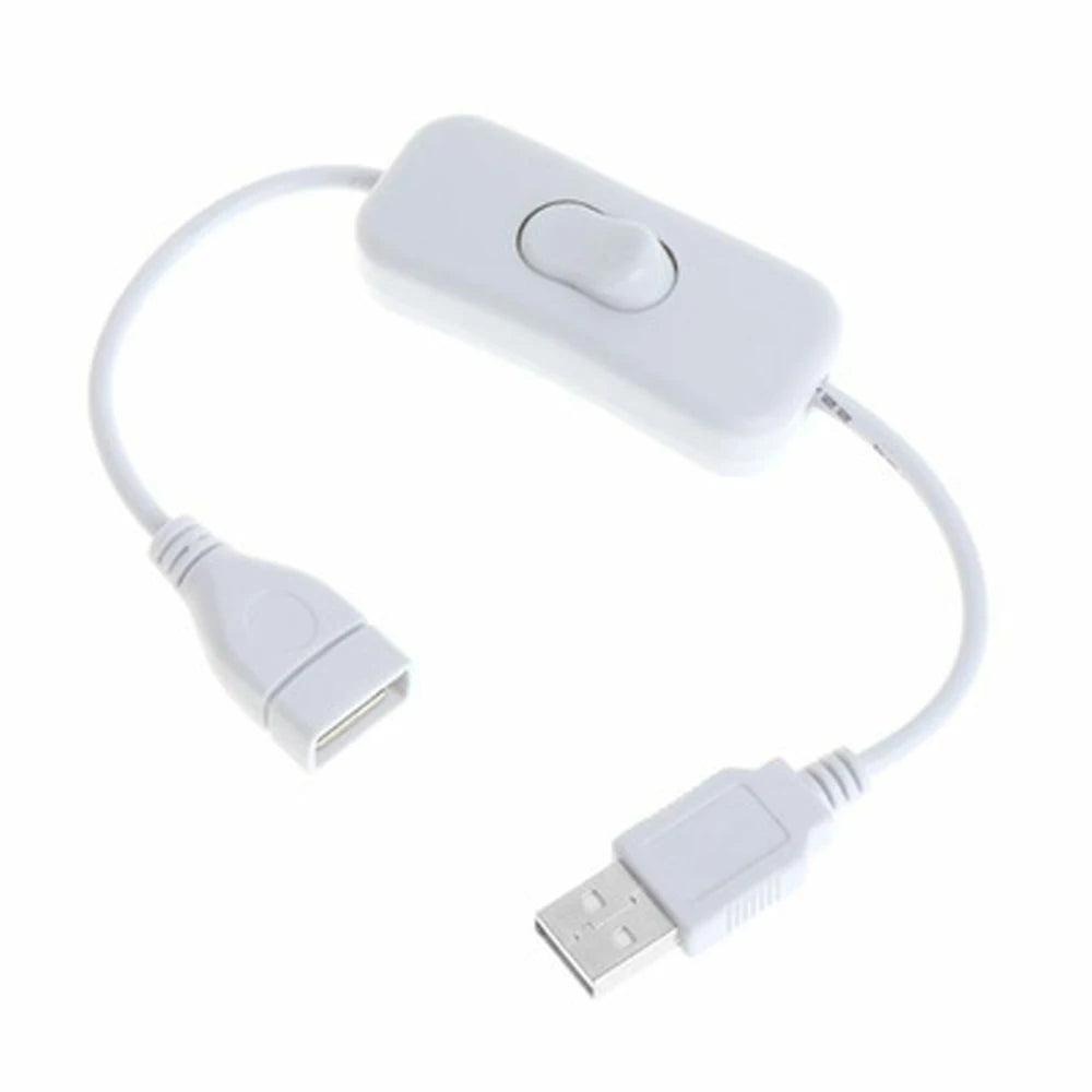 USB Switch Extension Cable Data Transmit Power Adapter Off LED Strips Zpaxo