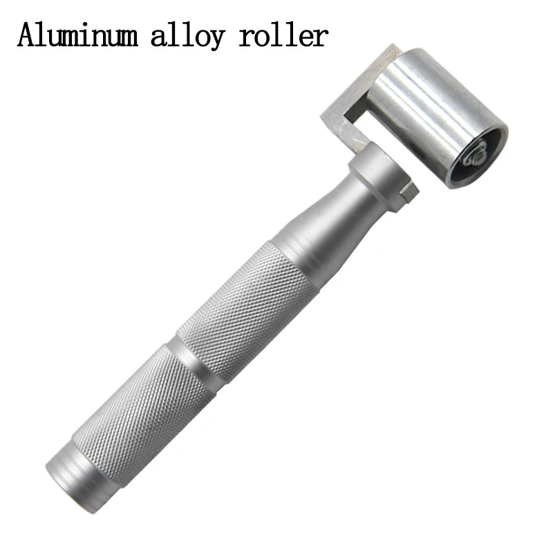 Aluminum Alloy Wallpaper Pressing Roller with Storage Bag Wallpaper Seam Roller Zpaxo Silver