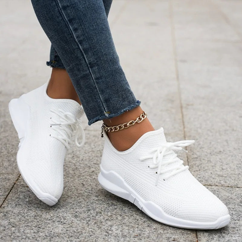 Breathable Mesh Sneakers Women 2026 Outdoor Lightweight Walking Zpaxo