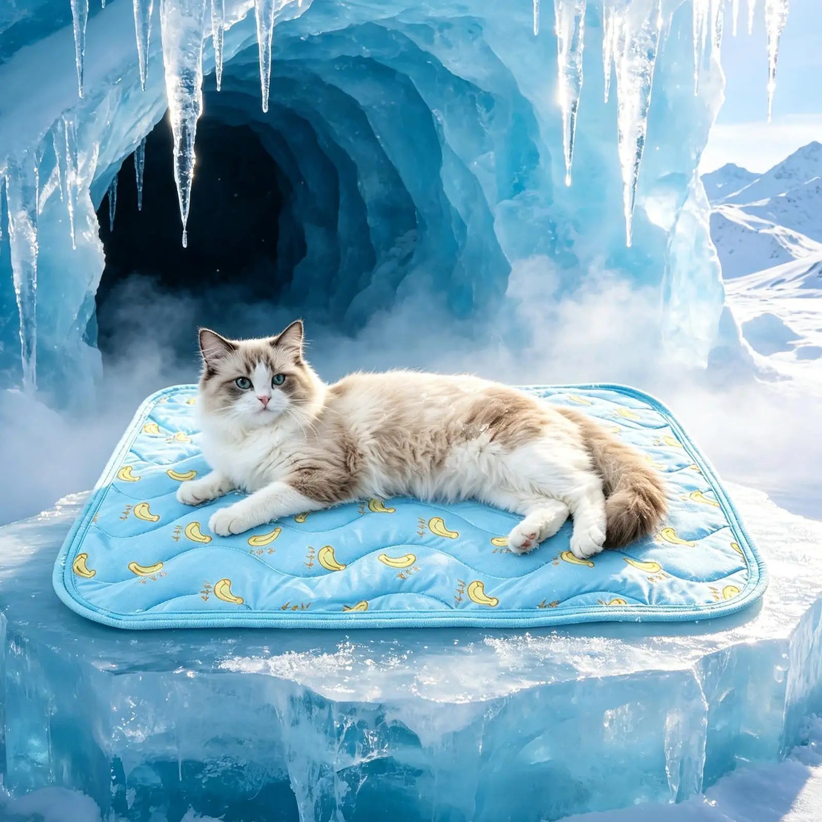 Cooling Mat For Dogs Portable Non-Slip Bed Outdoor Summer Dog Cooling Mat For Small Medium Large Kitten Puppy Indoor Crate Home Zpaxo