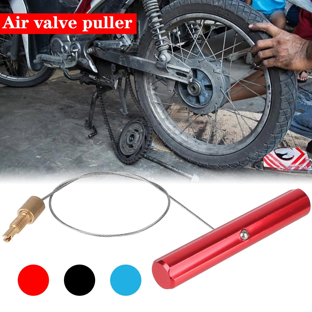 Tire Valve Stem Puller Motorcycle Accessories Rod Tube Tyre Changing