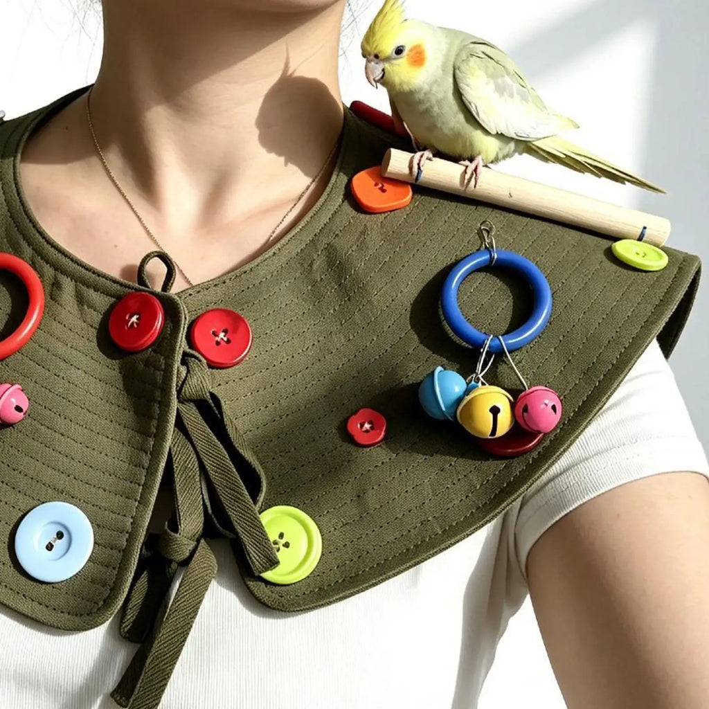 Parrot Shoulder Protector Anti-scratch Reusable Washable Guard Bird