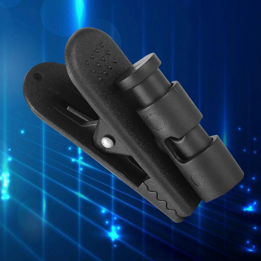 Black Earpiece Headphone Headset Earphone Earbud Large Clip Clamp