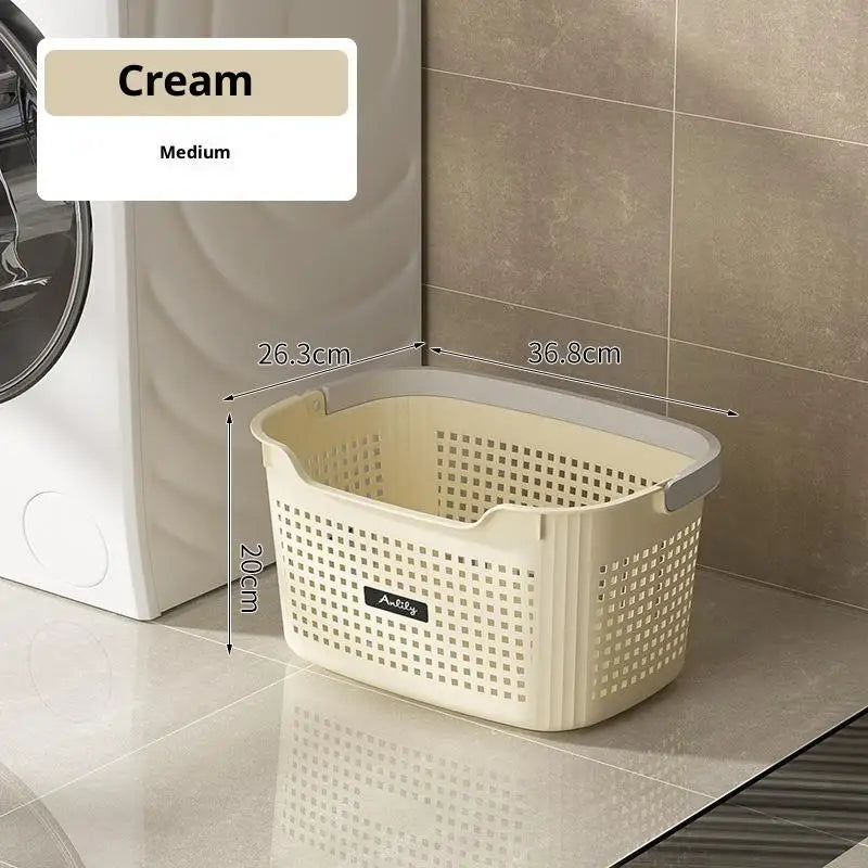Multi-size Large Capacity Laundry Storage Dirty Clothes Basket Handle Zpaxo Yellow M